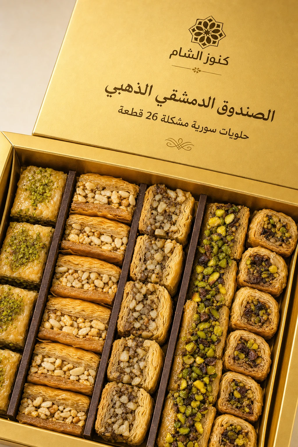 الصندوق الدمشقي الذهبي